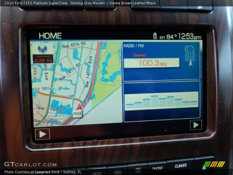 Navigation of 2010 F150 Platinum SuperCrew