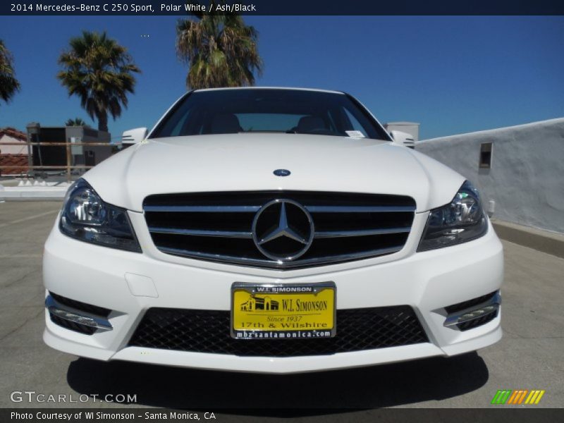 Polar White / Ash/Black 2014 Mercedes-Benz C 250 Sport