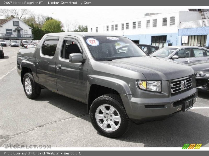 Nimbus Grey Metallic / Gray 2007 Honda Ridgeline RTL