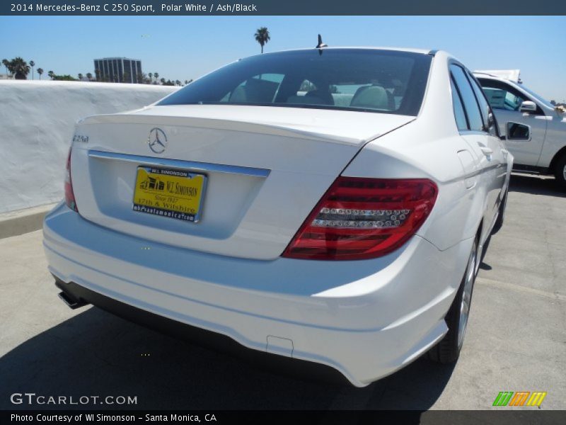 Polar White / Ash/Black 2014 Mercedes-Benz C 250 Sport
