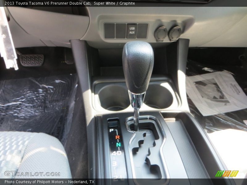 Super White / Graphite 2013 Toyota Tacoma V6 Prerunner Double Cab