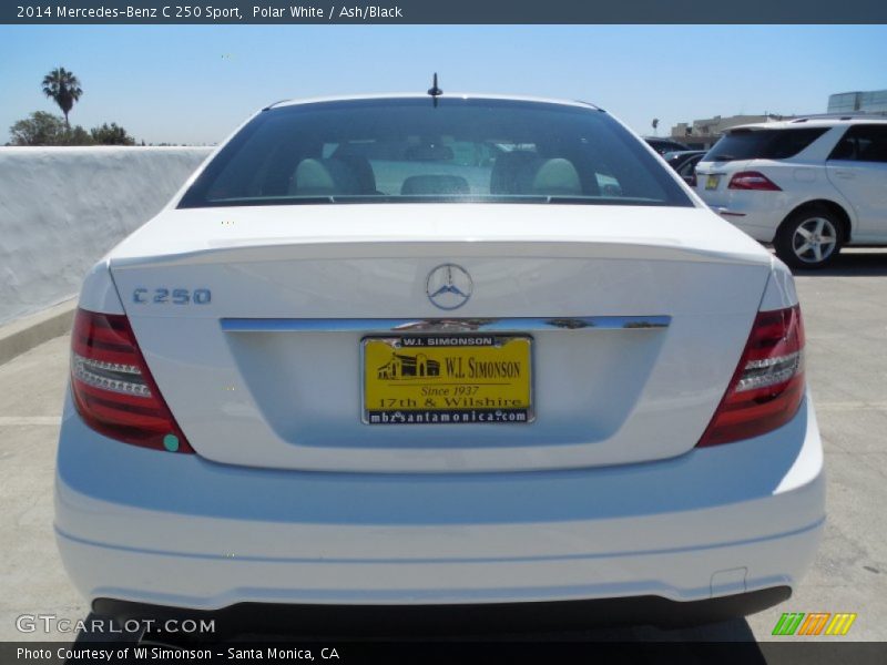 Polar White / Ash/Black 2014 Mercedes-Benz C 250 Sport