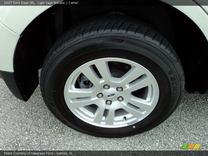 Light Sage Metallic / Camel 2007 Ford Edge SEL
