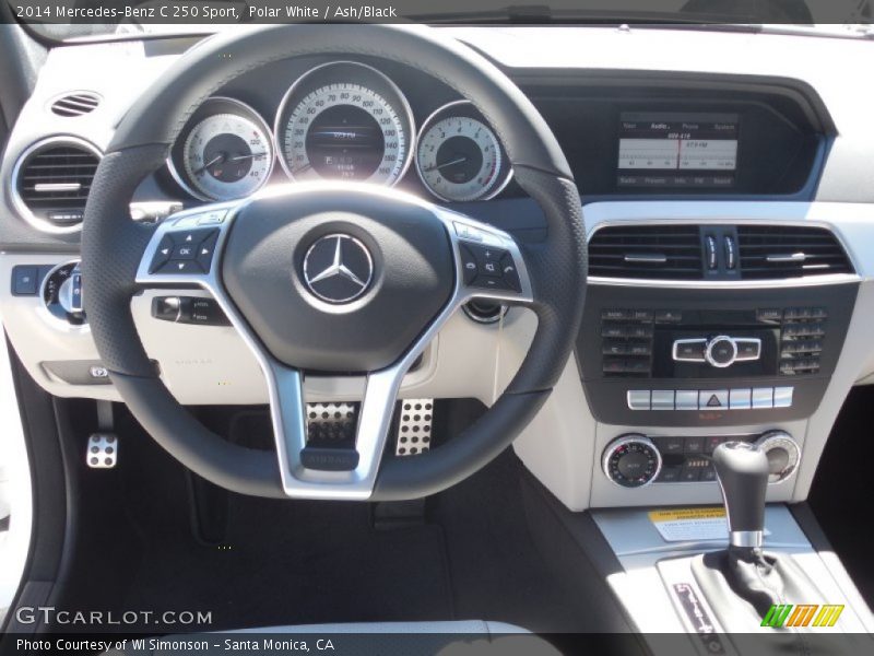 Polar White / Ash/Black 2014 Mercedes-Benz C 250 Sport