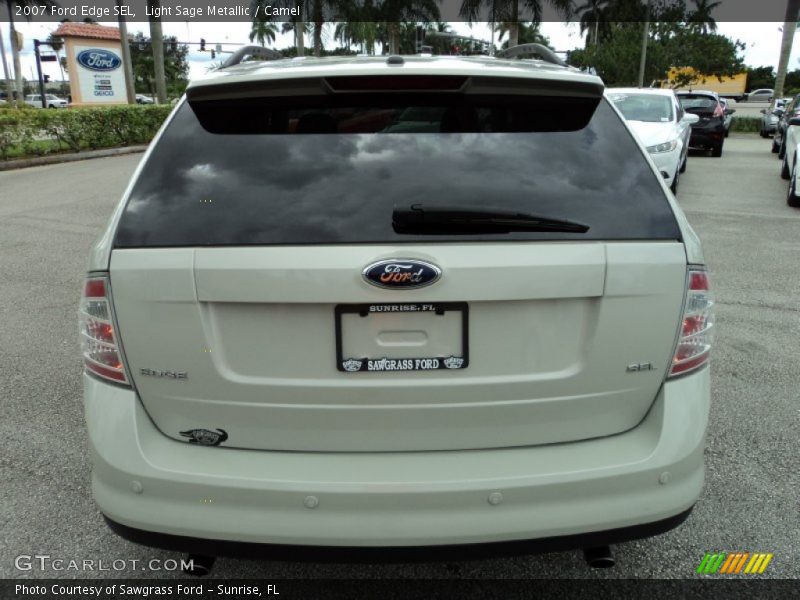 Light Sage Metallic / Camel 2007 Ford Edge SEL