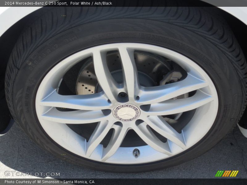 Polar White / Ash/Black 2014 Mercedes-Benz C 250 Sport