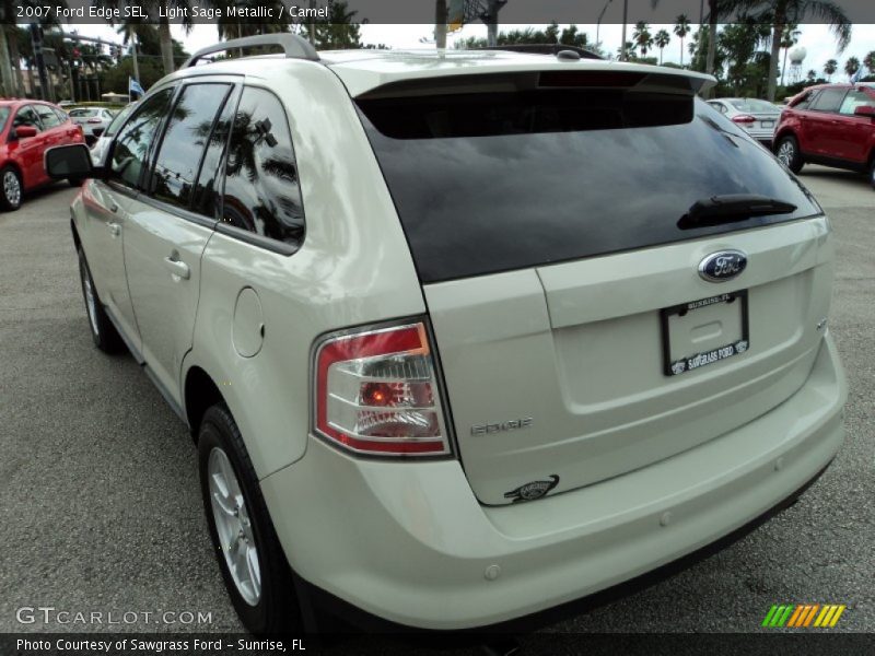 Light Sage Metallic / Camel 2007 Ford Edge SEL