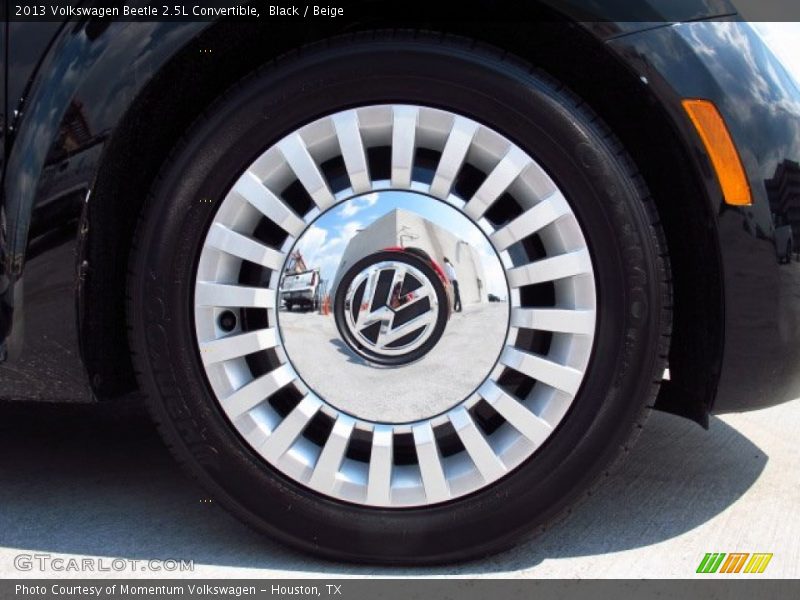 Black / Beige 2013 Volkswagen Beetle 2.5L Convertible