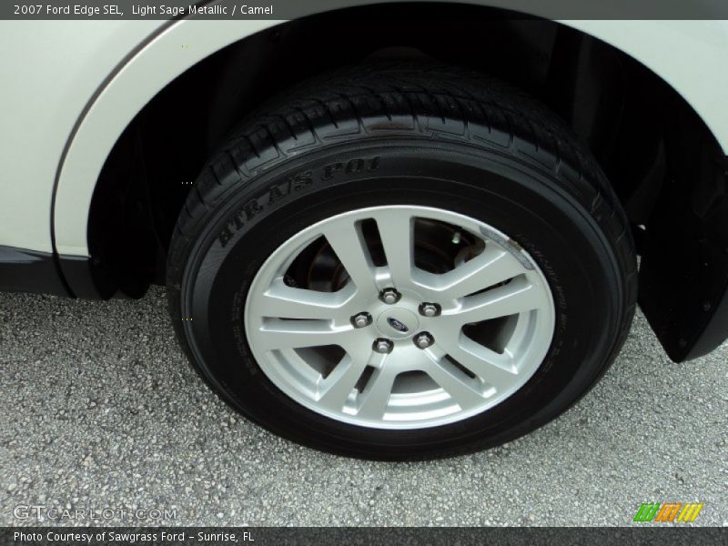 Light Sage Metallic / Camel 2007 Ford Edge SEL