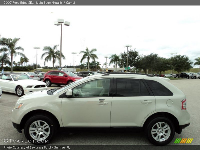 Light Sage Metallic / Camel 2007 Ford Edge SEL