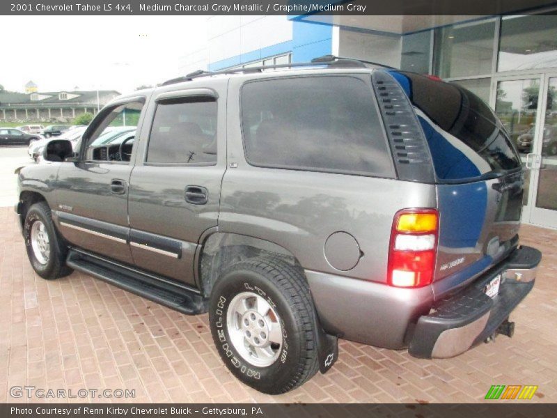 Medium Charcoal Gray Metallic / Graphite/Medium Gray 2001 Chevrolet Tahoe LS 4x4