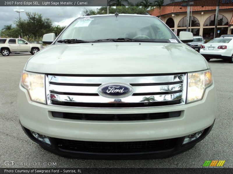 Light Sage Metallic / Camel 2007 Ford Edge SEL
