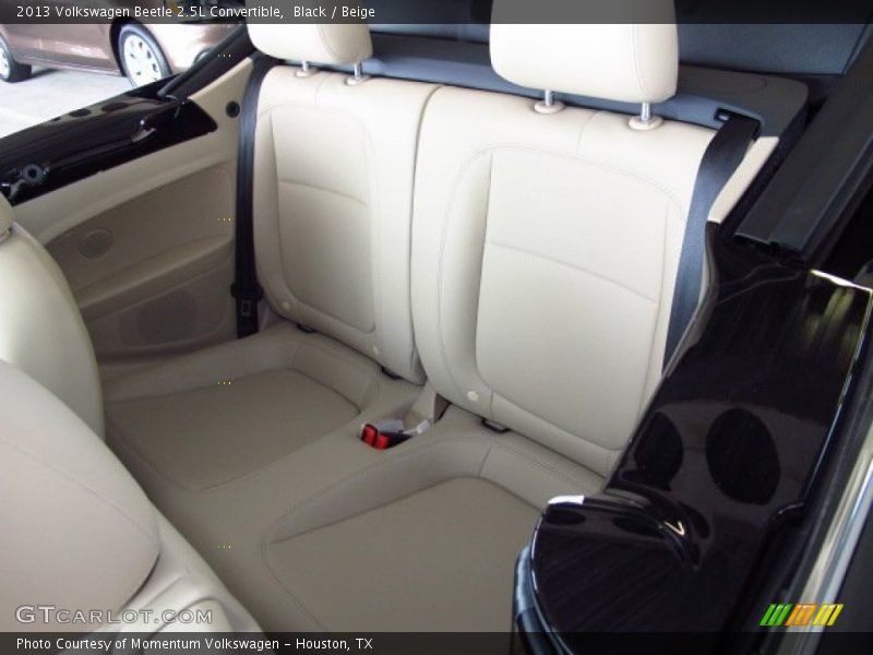 Black / Beige 2013 Volkswagen Beetle 2.5L Convertible