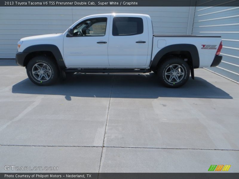 Super White / Graphite 2013 Toyota Tacoma V6 TSS Prerunner Double Cab