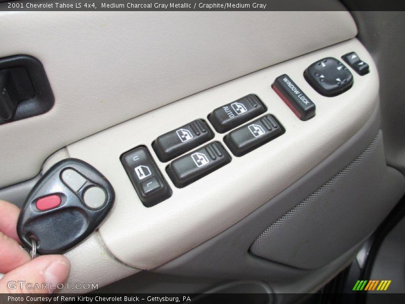 Medium Charcoal Gray Metallic / Graphite/Medium Gray 2001 Chevrolet Tahoe LS 4x4