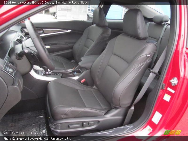 2014 Accord EX-L V6 Coupe Black Interior