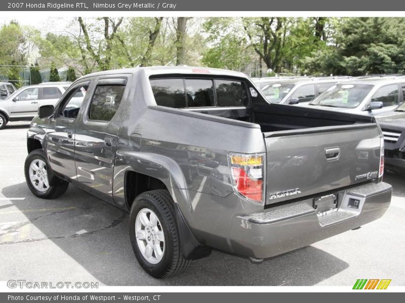 Nimbus Grey Metallic / Gray 2007 Honda Ridgeline RTL