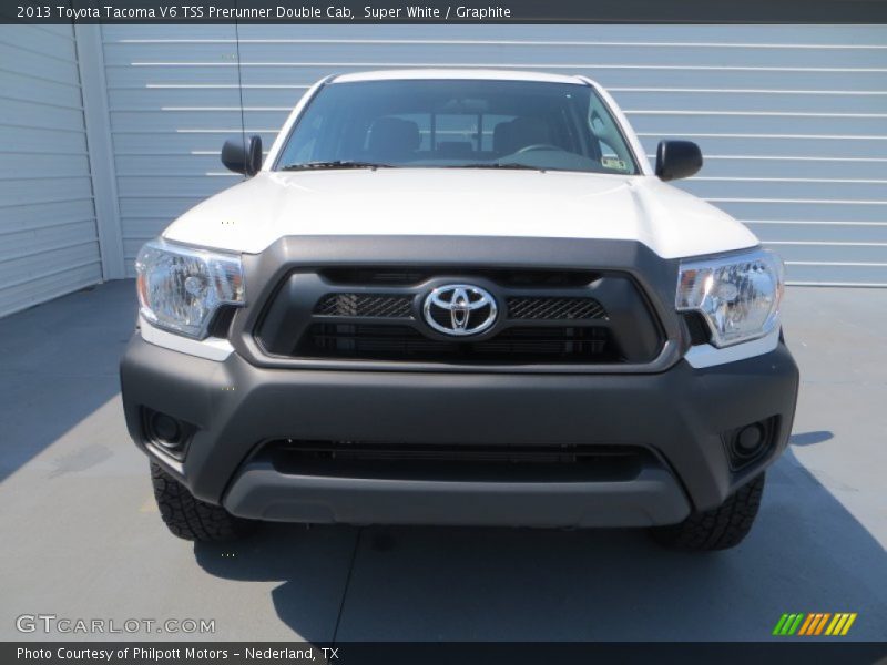 Super White / Graphite 2013 Toyota Tacoma V6 TSS Prerunner Double Cab