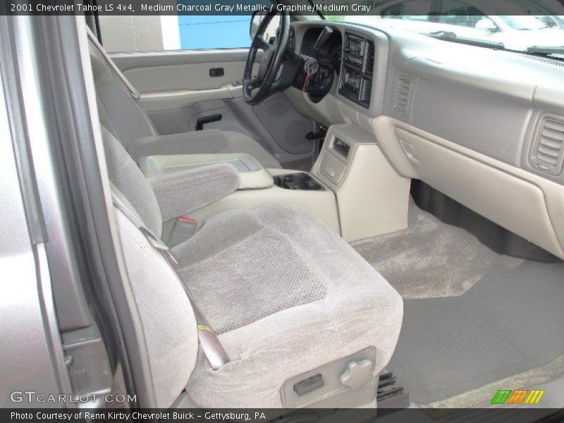 Medium Charcoal Gray Metallic / Graphite/Medium Gray 2001 Chevrolet Tahoe LS 4x4