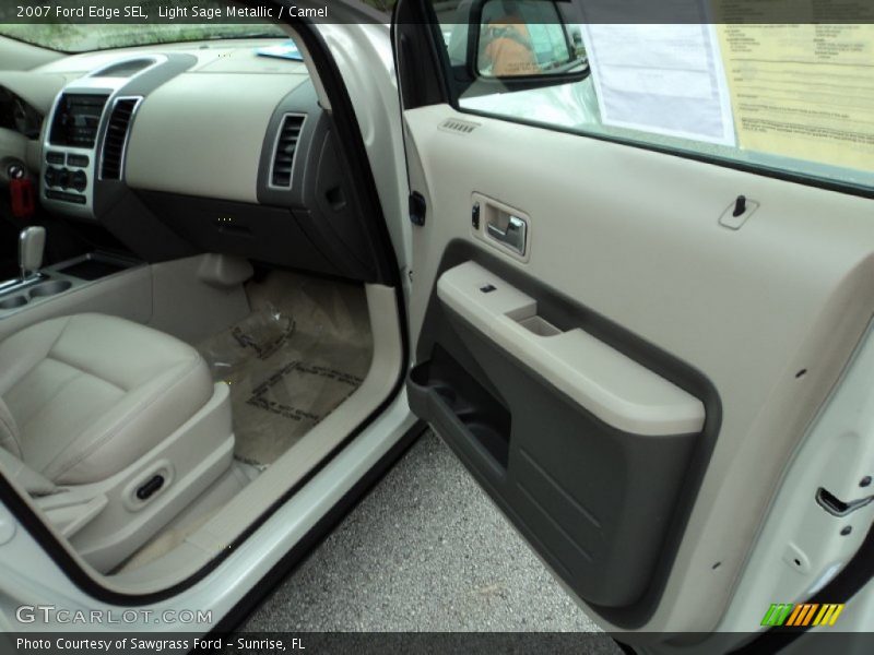 Light Sage Metallic / Camel 2007 Ford Edge SEL