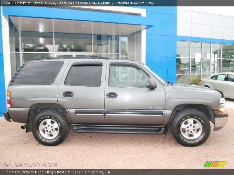 Medium Charcoal Gray Metallic / Graphite/Medium Gray 2001 Chevrolet Tahoe LS 4x4