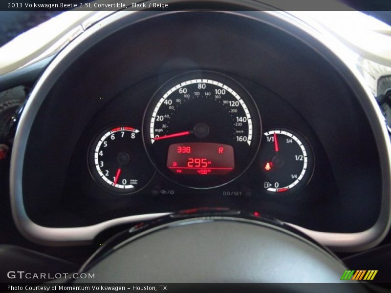 Black / Beige 2013 Volkswagen Beetle 2.5L Convertible