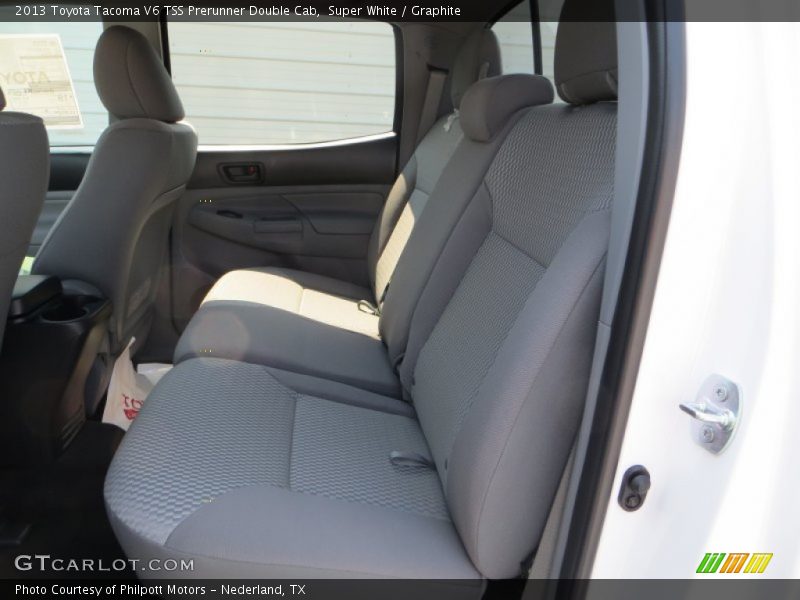 Rear Seat of 2013 Tacoma V6 TSS Prerunner Double Cab