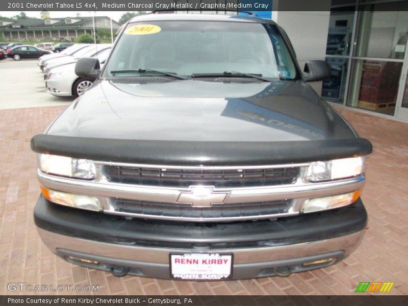 Medium Charcoal Gray Metallic / Graphite/Medium Gray 2001 Chevrolet Tahoe LS 4x4