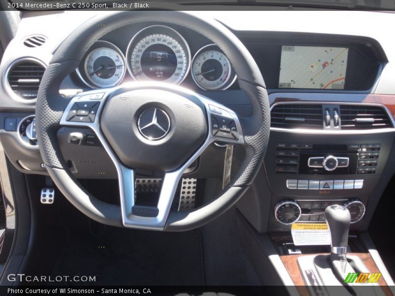 Black / Black 2014 Mercedes-Benz C 250 Sport