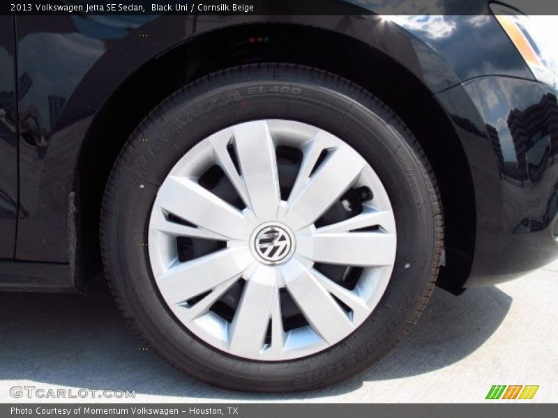 Black Uni / Cornsilk Beige 2013 Volkswagen Jetta SE Sedan