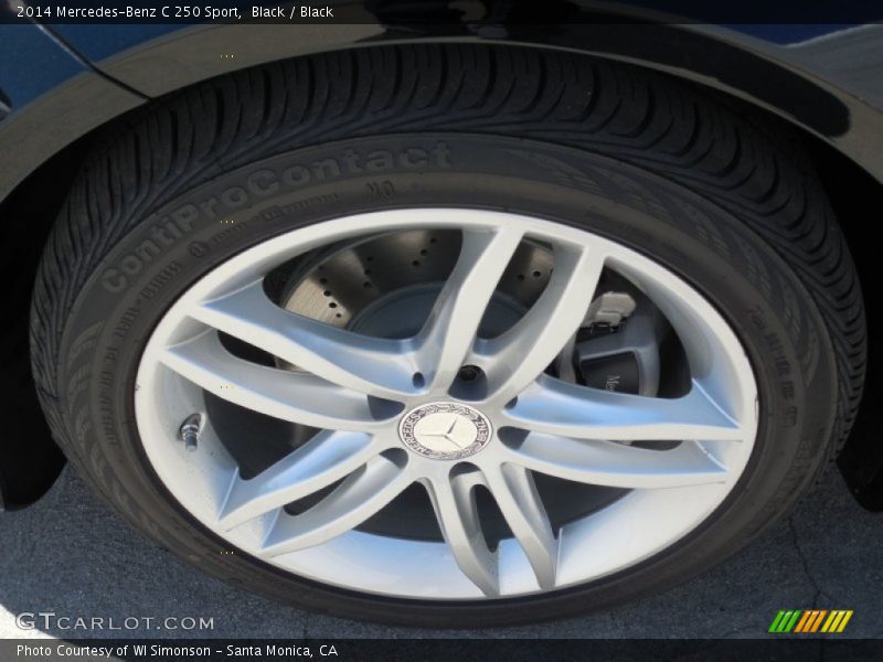 Black / Black 2014 Mercedes-Benz C 250 Sport