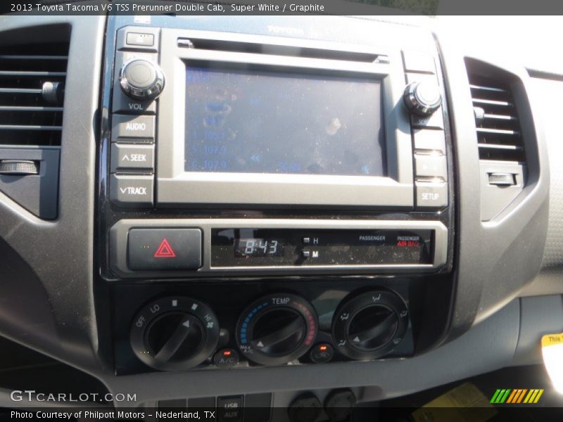 Super White / Graphite 2013 Toyota Tacoma V6 TSS Prerunner Double Cab