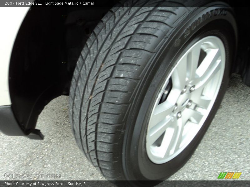 Light Sage Metallic / Camel 2007 Ford Edge SEL