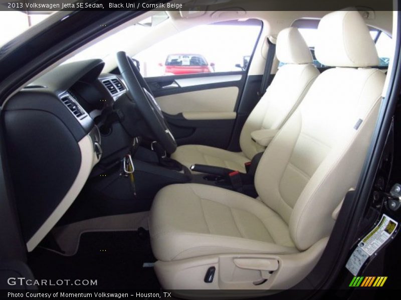 Black Uni / Cornsilk Beige 2013 Volkswagen Jetta SE Sedan