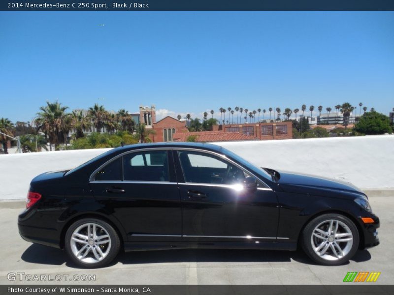 Black / Black 2014 Mercedes-Benz C 250 Sport