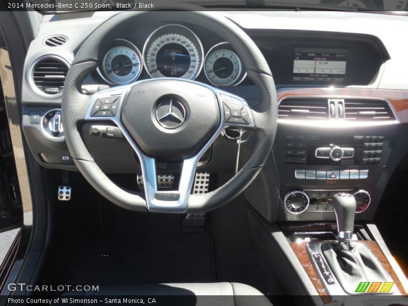 Black / Black 2014 Mercedes-Benz C 250 Sport