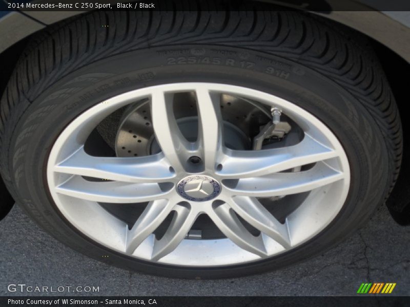 Black / Black 2014 Mercedes-Benz C 250 Sport