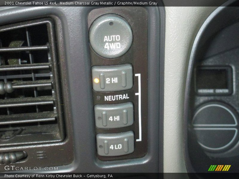 Controls of 2001 Tahoe LS 4x4