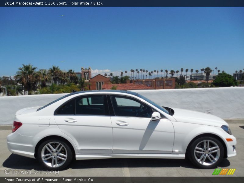 Polar White / Black 2014 Mercedes-Benz C 250 Sport