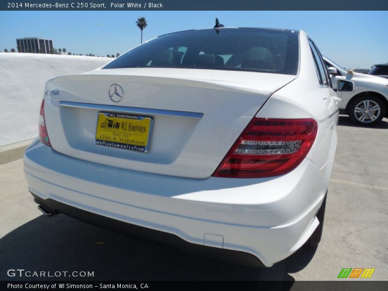 Polar White / Black 2014 Mercedes-Benz C 250 Sport