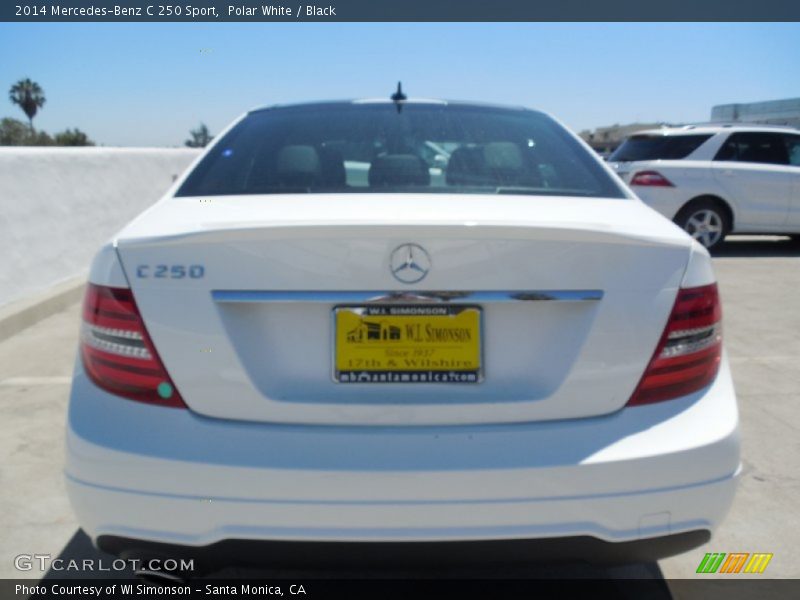 Polar White / Black 2014 Mercedes-Benz C 250 Sport