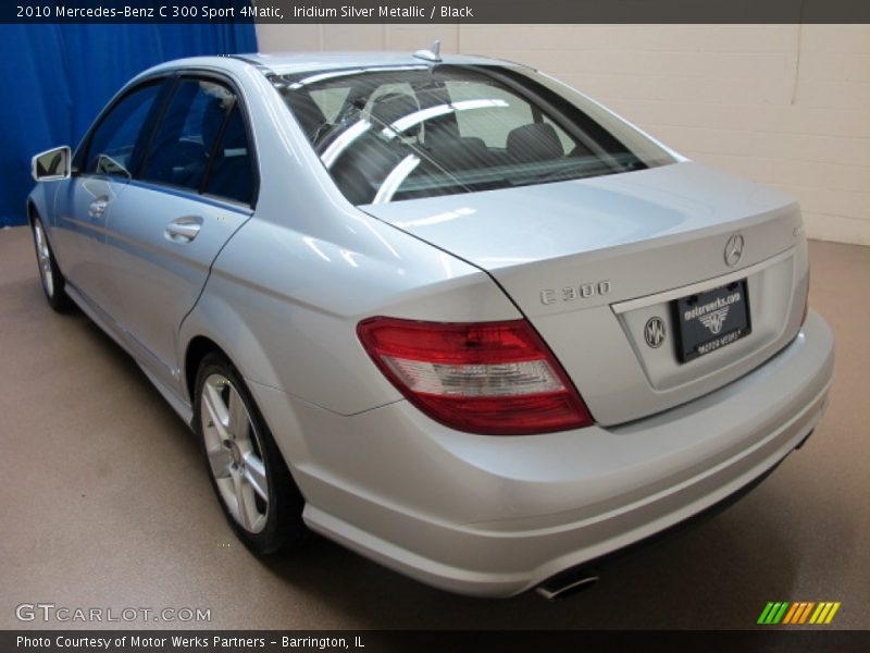 Iridium Silver Metallic / Black 2010 Mercedes-Benz C 300 Sport 4Matic