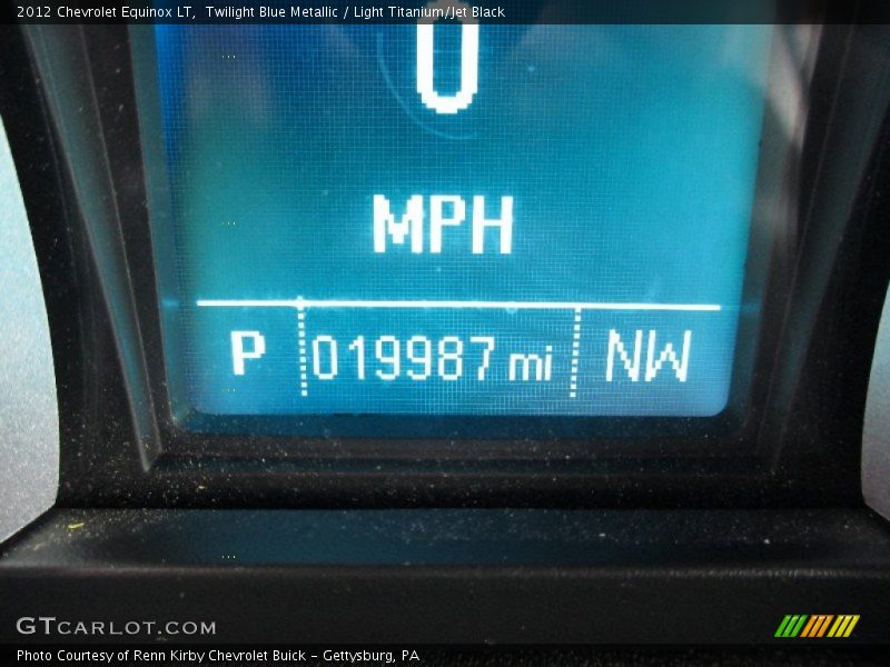 Twilight Blue Metallic / Light Titanium/Jet Black 2012 Chevrolet Equinox LT