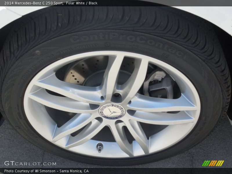 Polar White / Black 2014 Mercedes-Benz C 250 Sport
