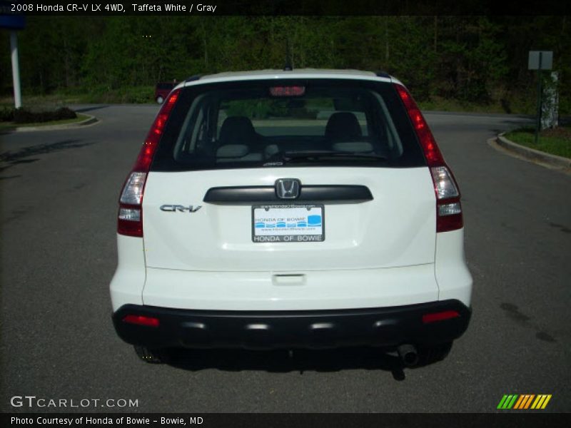 Taffeta White / Gray 2008 Honda CR-V LX 4WD