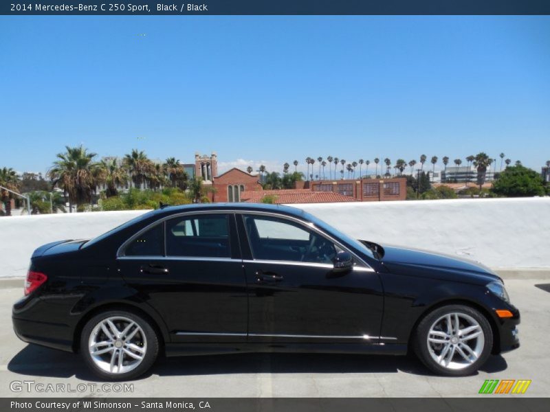 Black / Black 2014 Mercedes-Benz C 250 Sport