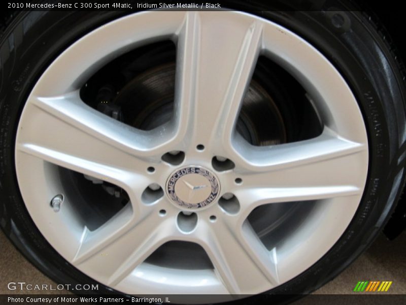 Iridium Silver Metallic / Black 2010 Mercedes-Benz C 300 Sport 4Matic