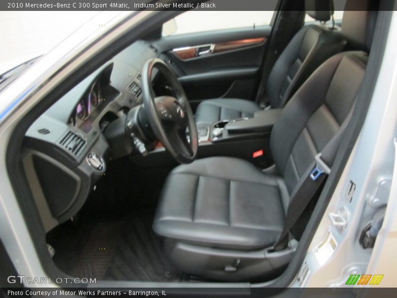 Iridium Silver Metallic / Black 2010 Mercedes-Benz C 300 Sport 4Matic