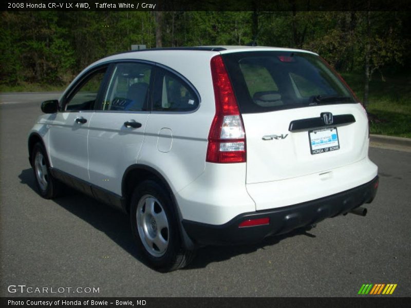 Taffeta White / Gray 2008 Honda CR-V LX 4WD