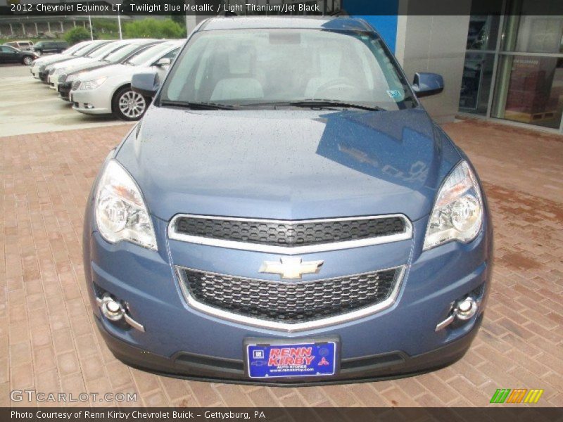 Twilight Blue Metallic / Light Titanium/Jet Black 2012 Chevrolet Equinox LT